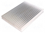Heatsink: extruded | grilled | L: 200mm | W: 150mm | H: 25mm | aluminium