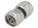 Coupler | N plug,both sides | straight | 50&Omega; | teflon | gold-plated
