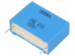 Capacitor: polypropylene | 220nF | 27.5mm | &plusmn;5% | 31.5x10.5x20.5mm