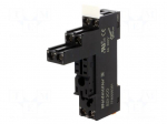 Socket | PIN: 8 | 8A | 300VAC | H: 80.2mm | W: 15.8mm | Mounting: DIN
