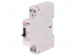 Contactor: 2-pole installation | NC + NO | 220&divide;230VAC | 220&divide;230VDC