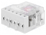 Relay: installation | bistable | NO x2 | Ucoil: 230VAC | 10A | -40&divide;40&deg;C