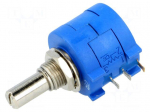 Potentiometer: shaft | multiturn | 10k&Omega; | 2W | &plusmn;5% | 6.35mm | linear