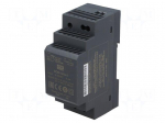 Power supply: DC/DC | 30W | 5VDC | 6A | 9&divide;36VDC | Mounting: DIN | 120g