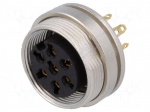 Connector: M16 | socket | female | soldering | PIN: 7 | 5A | 250V | IP40
