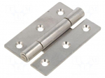 Hinge | Width: 50mm | stainless steel | H: 75mm