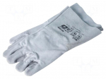 OSH: protective gloves | leather | Size: 10