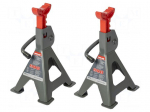 Jack stand | 2000kg | Hmin: 265mm | Hmax: 418mm | 2pcs.