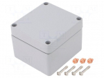 Enclosure: multipurpose | X: 75mm | Y: 80mm | Z: 57mm | GWconnect | IP66