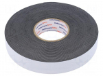 Tape: self-amalgamating | black | 19mm | L: 9.1m | Thk: 0.76mm | max.90&deg;C