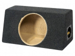 Car loudspeaker enclosure | MDF | black melange | 200mm | Mercedes