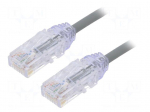 Patch cord | TX6-28&trade;,U/UTP | Cat: 6 | RJ45 plug,both sides | stranded