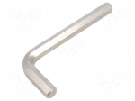 Wrench: hex key | HEX 12mm | Overall len: 125mm | short