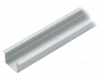 Profiles for LED modules | natural | L: 2m | VARIO30-07 | aluminium
