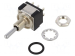 Switch: toggle | Pos: 3 | DPDT | (ON)-OFF-(ON) | 6A/125VAC | 6A/6VDC