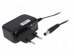 Power supply: switching | mains,plug-in | 12VDC | 1A | 12W | 84.28%