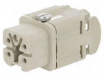 Connector: HDC | contact insert | female | EPIC H-A | PIN: 5 | 23A | 400V