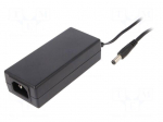 Power supply: switching | 24VDC | 2.71A | Out: 5,5/2,1 | 65W | 90&divide;264VAC