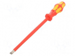 Screwdriver: insulated | slot | 10x1.6mm | Blade length: 200mm
