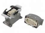 Connector: HDC | male + female | GWconnect | PIN: 10 | 16A | 500V | 10+PE