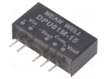 Converter: DC/DC | 1W | Uin: 10.8&divide;13.2VDC | Uout: 15VDC | Uout2: -15VDC