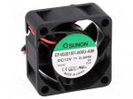 Fan: DC | axial | 12VDC | 40x40x20mm | 15.12m3/h | 26.5dBA | ball | 26AWG