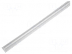 Hole and edge shield | polyetylene | L: 10m | natural | C: 5.07mm