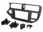 Radio frame | Kia | 2 DIN | charcoal
