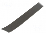 Tape: sealing | W: 50mm | L: 30m | Thk: 4mm | grey | caoutchouc hot-melt