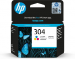 HP 304 Tri-color (N9K05AE) Ink Cartridge, CMY