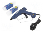 Hot melt glue gun | &Oslash;: 12mm | 120W | 190&deg;C | 4min | 230VAC | &Oslash;: 3mm