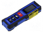 Distance meter | LCD | 0.05&divide;30m | Meas.accur: &plusmn;2mm | IP54 | Unit: ft,m