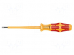 Screwdriver: insulated | slot | 3.5x0.6mm | Blade length: 100mm