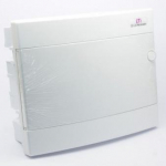ECM 2X18PO-s Wall mounted box with white door