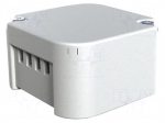 Enclosure: junction box | X: 43.8mm | Y: 43.8mm | Z: 25mm | light grey