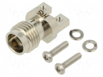 Connector: coaxial | Insulation: PTFE | 50&Omega; | stainless steel | 50GHz