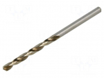 Drill bit | for metal | &Oslash;: 3.3mm | high speed steel | 3pcs | blister