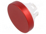 Actuator lens | 22mm | 84 | red,golden | aluminium