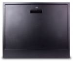 3U 19'' Wall switch cabinet CCTV, ALARM, IT/ 600x500x255mm / Black/ Assembled