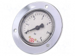 Manometer | 0&divide;6bar | rear connection | Thread: G 1/4" | 50mm | metal