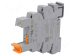 Socket | for DIN rail mounting | -40&divide;60&deg;C | 14x80x94mm | 24VDC
