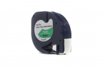 Ribbon JetWorld Replacement Dymo LetraTag Black on Green, 12mm x 4m (59425, 91204, 91334, 91224) (S0721590, S0721640)