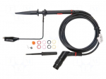 Probe: for oscilloscope | passive | 60MHz | Uin max: 600V | Trans: 10: 1
