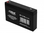 Patareid, akud, toiteplokid ja adapterid // Battery 12В, 6В, 4В pliihappega suletud AGM VRLA // 82-203# Akumulator żelowy  6v  1.3ah xtreme 97x53x24_4,8