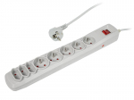 Elektrimaterjalid // Elektri laiendid, Pikendusjuhtmete, hajutuste ja UK ja USA adapterite komplekt // 5442# Filtr sieciowy 1,5m  r-8 szary