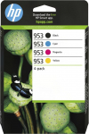 HP 953 - 4 pakker - sort, gul, cyan, m