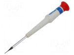 Screwdriver: precision | slot | 0.4x0.15mm | Blade length: 40mm