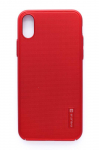 Back panel cover Evelatus Apple iPhone X Emboss Red