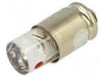 LED lamp | red | S5,7s | 5&divide;6VDC | No.of diodes: 1 | 5mm | Bulb: T1 3/4