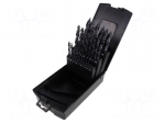 Drill set | for metal | high speed steel cobalt HSS-E | 25pcs.